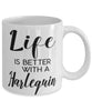 Funny Harlequin Rabbit Mug Life Is Better With A Harlequin Coffee Cup 11oz 15oz White