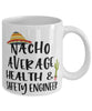 Funny Health and Safety Engineer Mug Nacho Average Health and Safety Engineer Coffee Mug 11oz White