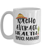 Funny Health Service Manager Mug Nacho Average Health Service Manager Coffee Cup 15oz White