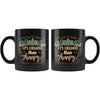 Funny Hiker Mug Hiking Its Cheaper Than Therapy 11oz Black Coffee Mugs