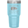 Funny Hiking Camping Tumbler Go Outside Worst Case Scenario Laser Etched 30oz Stainless Steel Tumbler