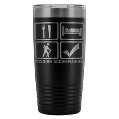 Funny Hiking Travel Mug Eat Sleep Hike 20oz Stainless Steel Tumbler