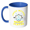Funny Hockey Mug Proud Mother Of A Hockey Player White 11oz Accent Coffee Mugs