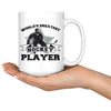 Funny Hockey Mug Worlds Greatest Hockey Player 15oz White Coffee Mugs