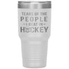 Funny Hockey Tumbler Tears Of The People I Beat In Hockey Laser Etched 30oz Stainless Steel Tumbler