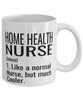 Funny Home Health Nurse Mug Like A Normal Nurse But Much Cooler Coffee Cup 11oz 15oz White