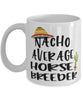 Funny Horse Breeder Mug Nacho Average Horse Breeder Coffee Mug 11oz White