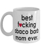 Funny Horse Mug B3st F-cking Abaco Barb Mom Ever Coffee Cup White