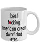 Funny Horse Mug B3st F-cking American Cream Draft Dad Ever Coffee Cup White