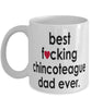 Funny Horse Mug B3st F-cking Chincoteague Dad Ever Coffee Cup White