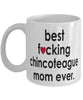 Funny Horse Mug B3st F-cking Chincoteague Mom Ever Coffee Cup White