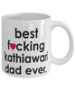 Funny Horse Mug B3st F-cking Kathiawari Dad Ever Coffee Cup White