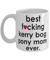 Funny Horse Mug B3st F-cking Kerry Bog Pony Mom Ever Coffee Cup White