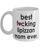 Funny Horse Mug B3st F-cking Lipizzan Mom Ever Coffee Cup White