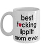 Funny Horse Mug B3st F-cking Lippitt Mom Ever Coffee Cup White