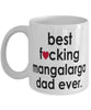 Funny Horse Mug B3st F-cking Mangalarga Dad Ever Coffee Cup White