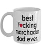 Funny Horse Mug B3st F-cking Marchador Dad Ever Coffee Cup White