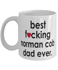 Funny Horse Mug B3st F-cking Norman Cob Dad Ever Coffee Cup White