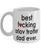 Funny Horse Mug B3st F-cking Orlov Trotter Dad Ever Coffee Cup White