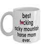 Funny Horse Mug B3st F-cking Rocky Mountain Horse Mom Ever Coffee Cup White