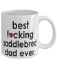 Funny Horse Mug B3st F-cking Saddlebred Dad Ever Coffee Cup White