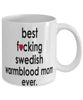 Funny Horse Mug B3st F-cking Swedish Warmblood Mom Ever Coffee Cup White