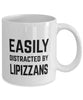 Funny Horse Mug Easily Distracted By Lipizzans Coffee Mug 11oz White