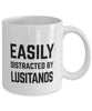 Funny Horse Mug Easily Distracted By Lusitanos Coffee Mug 11oz White