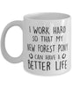 Funny Horse Mug I Work Hard So That My New Forest Pony Can Have A Better Life Coffee Mug 11oz White