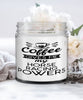 Funny Horse Racer Candle Coffee Gives Me My Horse Racing Powers 9oz Vanilla Scented Candles Soy Wax