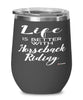 Funny Horse Wine Glass Life Is Better With Horseback Riding 12oz Stainless Steel Black