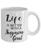 Funny Hungarian Giant Rabbit Mug Life Is Better With A Hungarian Giant Coffee Cup 11oz 15oz White