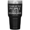 Funny Hurdling Tumbler Tears Of The People I Beat In Hurdling Laser Etched 30oz Stainless Steel