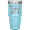 Funny Hurdling Tumbler Tears Of The People I Beat In Hurdling Laser Etched 30oz Stainless Steel
