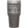 Funny Hurdling Tumbler Tears Of The People I Beat In Hurdling Laser Etched 30oz Stainless Steel