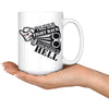 Funny Husband Mug Mess With Me I Will Sure Fight Back 15oz White Coffee Mugs