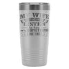 Funny Husband Travel Mug Wife Say I Never Listen To 20oz Stainless Steel Tumbler