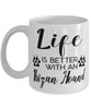 Funny Ibizan Hound Dog Mug Life Is Better With An Ibizan Hound Coffee Cup 11oz 15oz White