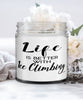Funny Ice Climbing Candle Life Is Better With Ice Climbing 9oz Vanilla Scented Candles Soy Wax