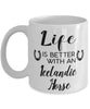 Funny Icelandic Horse Mug Life Is Better With An Icelandic Horse Coffee Cup 11oz 15oz White