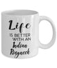 Funny Indian Ringneck Bird Mug Life Is Better With A Indian Ringneck Coffee Cup 11oz 15oz White