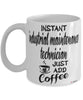 Funny Industrial Maintenance Technician Mug Instant Industrial Maintenance Technician Just Add Coffee Cup White