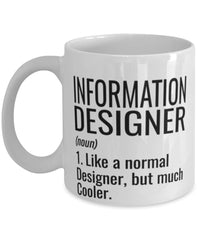 Funny Information Designer Mug Like A Normal Designer But Much Cooler Coffee Cup 11oz 15oz White
