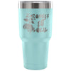 Funny Insulated Coffee Travel Mug Zombie Eat Local 30 oz Stainless Steel Tumbler
