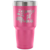 Funny Insulated Coffee Travel Mug Zombie Eat Local 30 oz Stainless Steel Tumbler