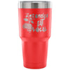 Funny Insulated Coffee Travel Mug Zombie Eat Local 30 oz Stainless Steel Tumbler