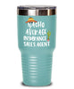 Funny Insurance Sales Agent Tumbler Nacho Average Insurance Sales Agent Tumbler 20oz 30oz Stainless Steel