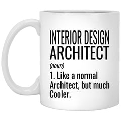 Funny Interior Design Architect Mug Like A Normal Architect But Much Cooler Coffee Cup 11oz White XP8434