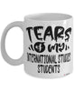 Funny International Studies Professor Teacher Mug Tears Of My International Studies Students Coffee Cup White