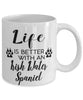 Funny Irish Water Spaniel Dog Mug Life Is Better With An Irish Water Spaniel Coffee Cup 11oz 15oz White